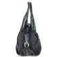 BVLGARI Double Coin Bulgari Bulgari Logo Chandra Tote Bag Shoulder Bag Leather Ladies Black