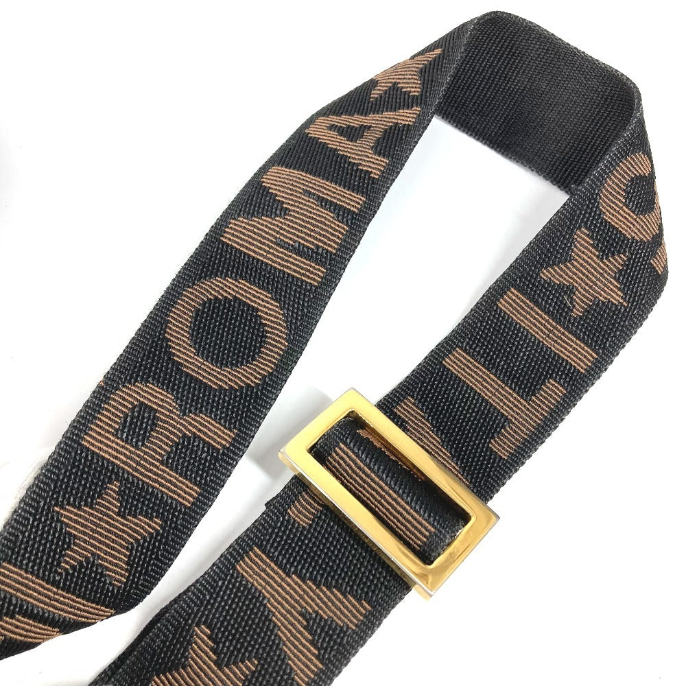 FENDI ヴィンテージ ロゴ ミニボストンバッグ カバン 斜め掛け ハンドバッグ 筒形 ショルダーバッグ ナイロン ユニセックス ブラック