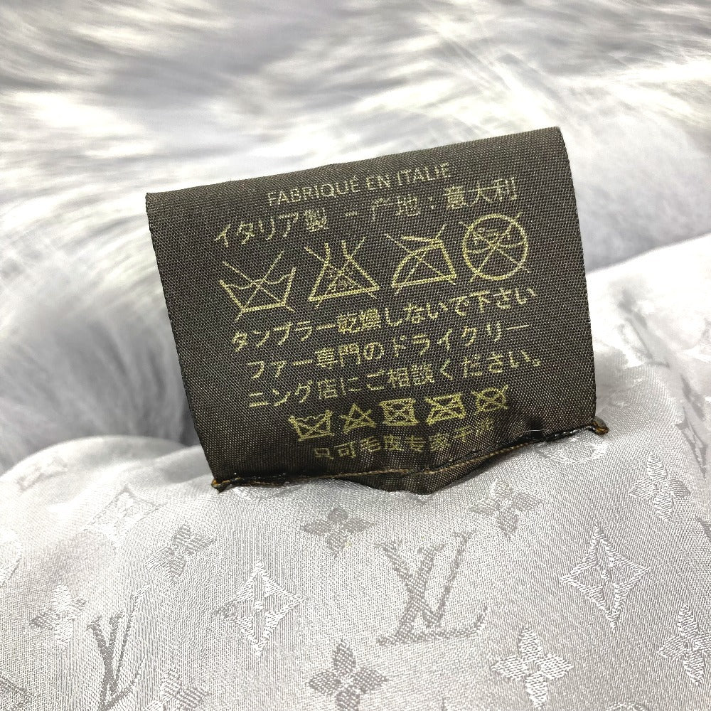 LOUIS VUITTON M75100 ティペット アクセサリー ロゴ ファー マフラー フォックス レディース ライトブルー系