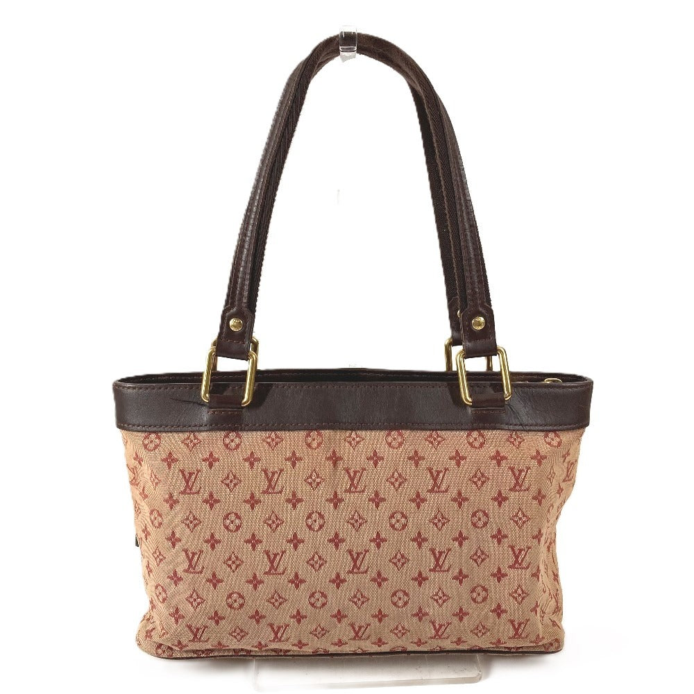 LOUIS VUITTON M92678 モノグラムミニ ルシーユPM ルシーユ PM ハンドバッグ カバン ショルダーバッグ 肩掛け トートバッグ モノグラムミニキャンバス レディース レッド