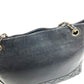 CHANEL Vintage Quilted Matelasse Double Chain Bag Shoulder Tote Bag Chain Bag Shoulder Bag Leather Ladies Black