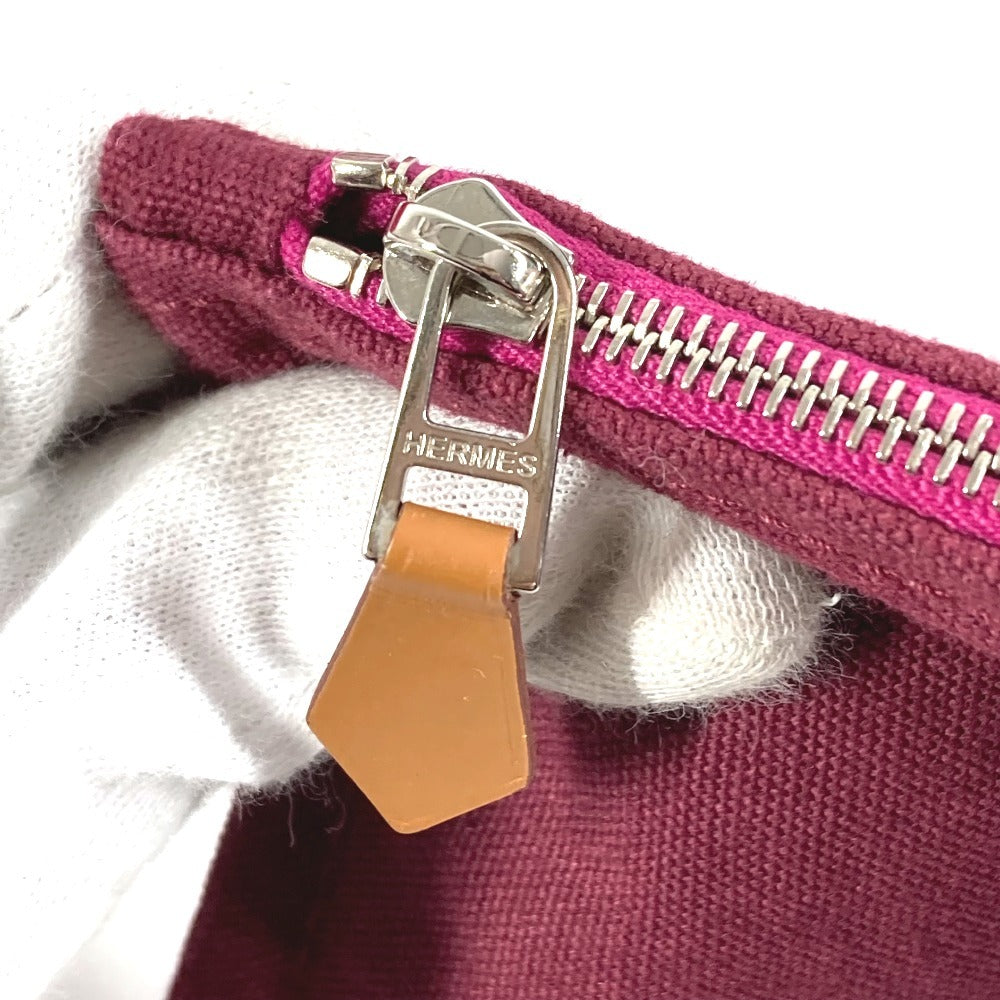 HERMES ポーチ付き サックドプラージュGM サックドプラージュ GM トートバッグ カバン ショルダーバッグ キャンバス ユニセックス ピンク