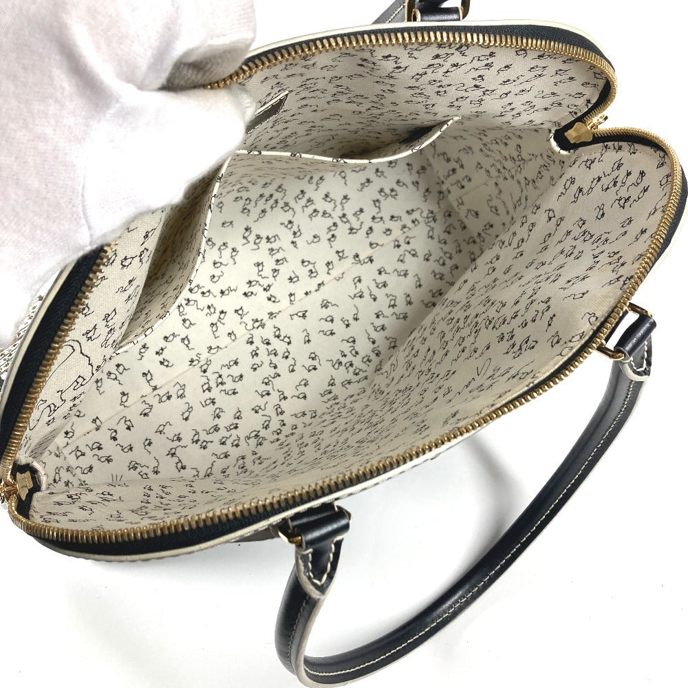 LOUIS VUITTON M44403 キャットグラム 猫 グレースコディントンコラボ アルマスープル トートバッグ カバン 肩掛け ショルダーバッグ レザー レディース ノワール ブラック
