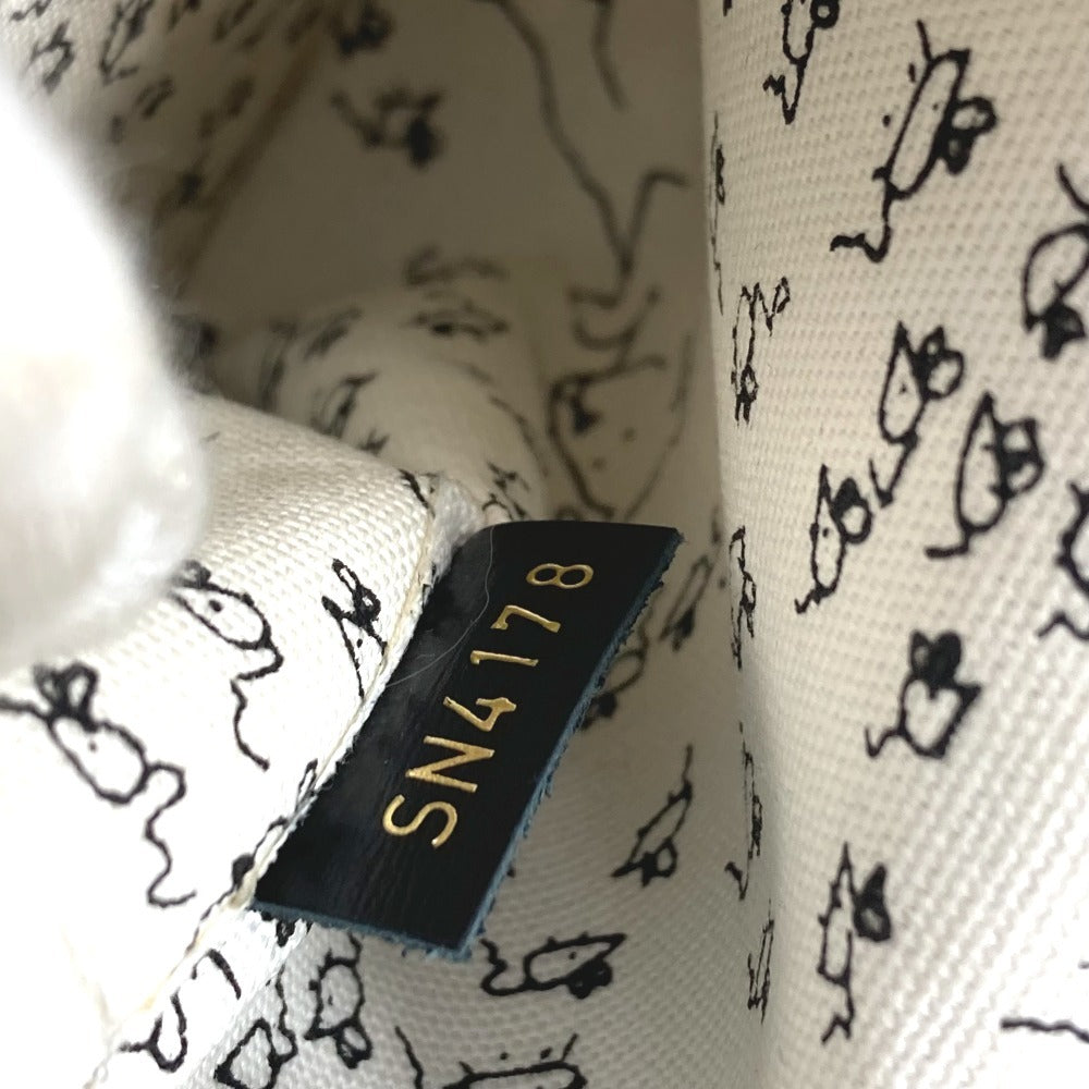LOUIS VUITTON M44403 キャットグラム 猫 グレースコディントンコラボ アルマスープル トートバッグ カバン 肩掛け ショルダーバッグ レザー レディース ノワール ブラック