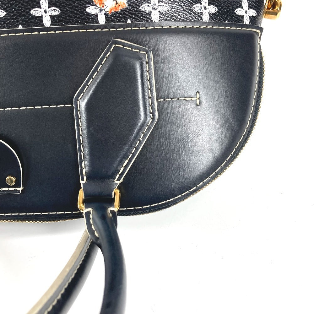 LOUIS VUITTON M44403 キャットグラム 猫 グレースコディントンコラボ アルマスープル トートバッグ カバン 肩掛け ショルダーバッグ レザー レディース ノワール ブラック