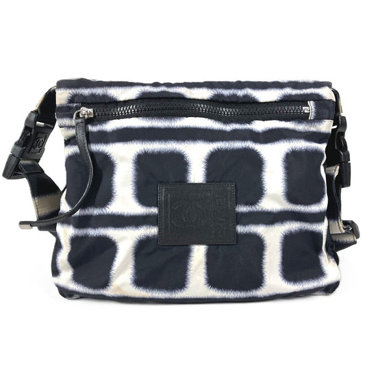 CHANEL スポーツ CC ココマーク ロゴ バイカラー カバン 斜め掛け ショルダーバッグ ナイロン ユニセックス ブラック