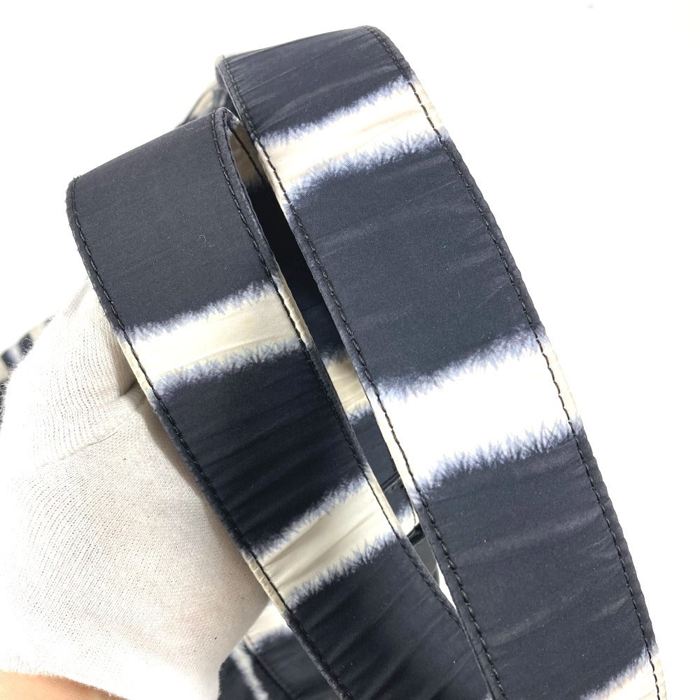 CHANEL スポーツ CC ココマーク ロゴ バイカラー カバン 斜め掛け ショルダーバッグ ナイロン ユニセックス ブラック