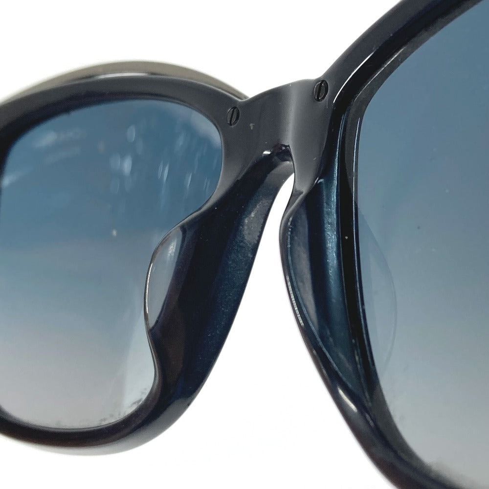 CHANEL 5360-Q-A CC ココマーク ロゴ チェーン めがね メガネ アイウェア 眼鏡 サングラス ユニセックス ネイビー