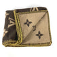 LOUIS VUITTON M92067 モノグラム ラグモノグラム インテリア ひざかけ 毛布 ブランケット ウール ユニセックス アンゴラ ブラウン