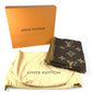 LOUIS VUITTON M92067 モノグラム ラグモノグラム インテリア ひざかけ 毛布 ブランケット ウール ユニセックス アンゴラ ブラウン