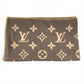 LOUIS VUITTON M92067 モノグラム ラグモノグラム インテリア ひざかけ 毛布 ブランケット ウール ユニセックス アンゴラ ブラウン