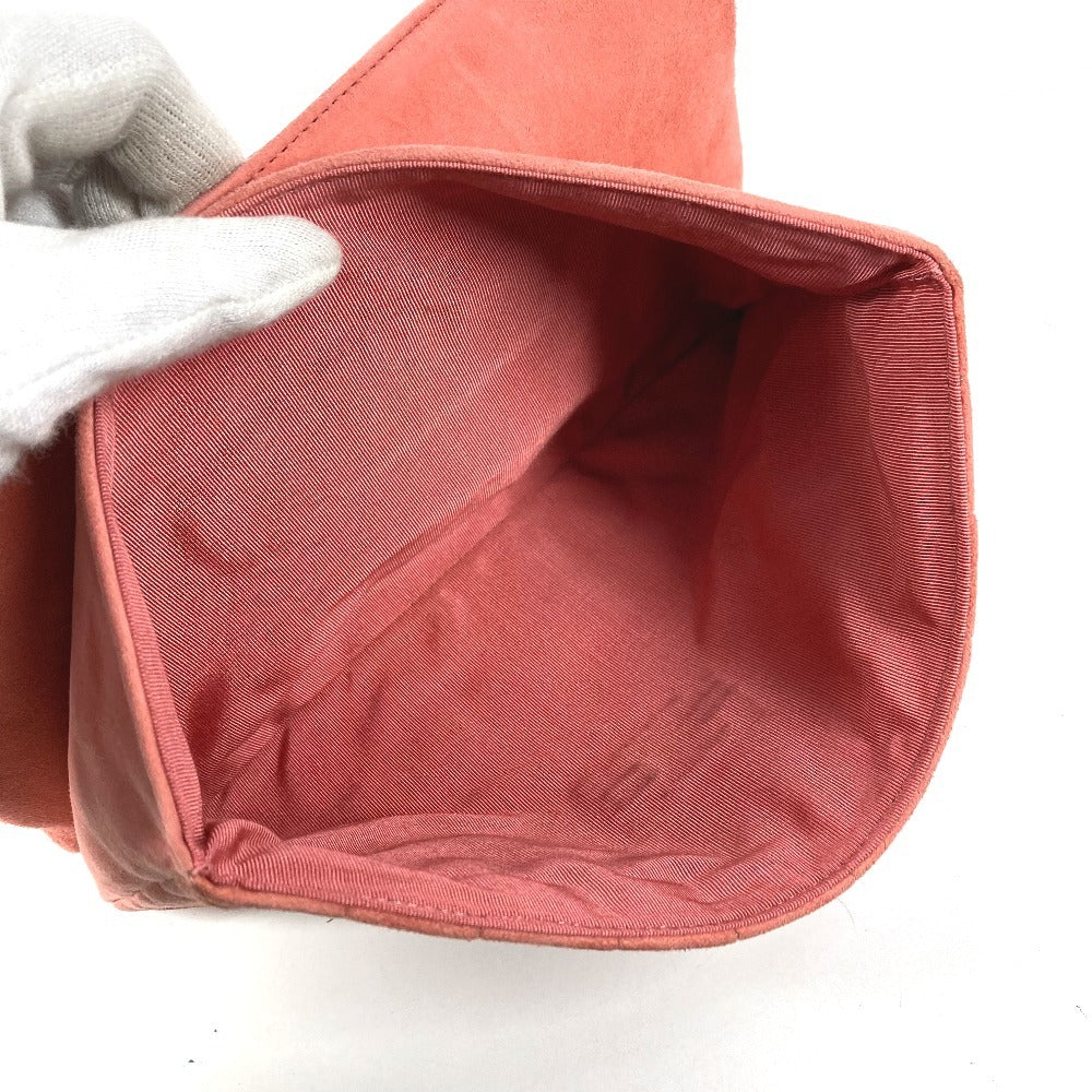 CHANEL フラップ 2.55金具 チョコバー カバン 肩掛け フラップ ショルダーバッグ スエード ユニセックス ピンク