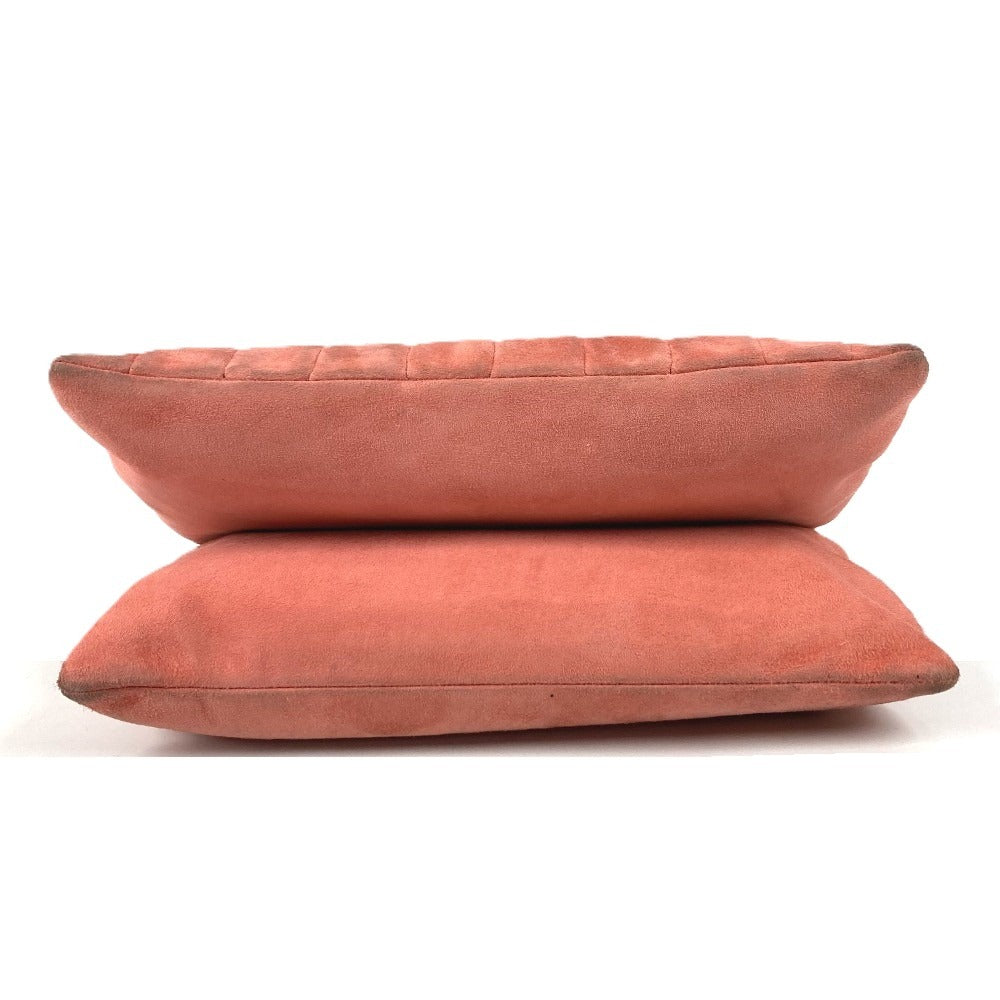 CHANEL フラップ 2.55金具 チョコバー カバン 肩掛け フラップ ショルダーバッグ スエード ユニセックス ピンク