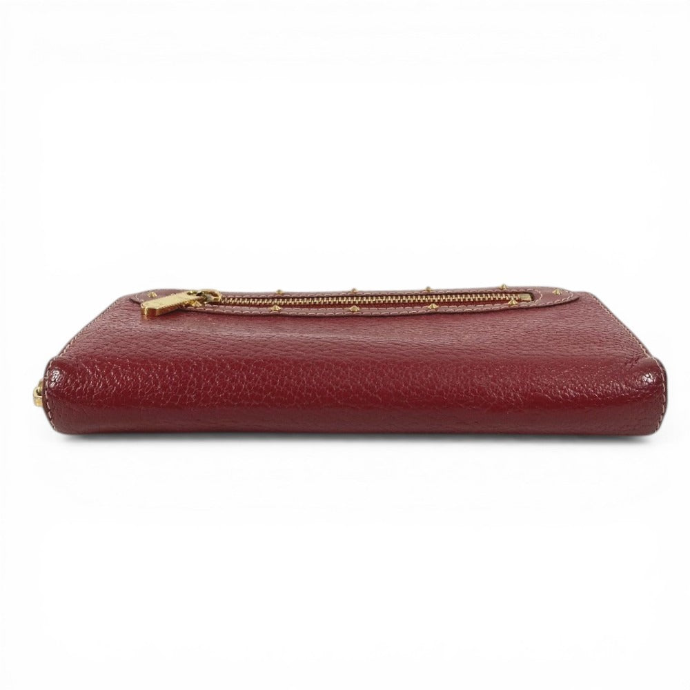 LOUIS VUITTON M95871 スハリ ジッピーウォレット タナミ ロングウォレット ラウンドファスナー 長財布 スハリレザー ユニセックス レッド