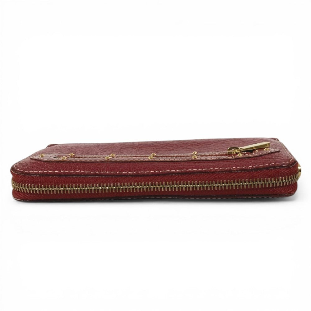 LOUIS VUITTON M95871 スハリ ジッピーウォレット タナミ ロングウォレット ラウンドファスナー 長財布 スハリレザー ユニセックス レッド