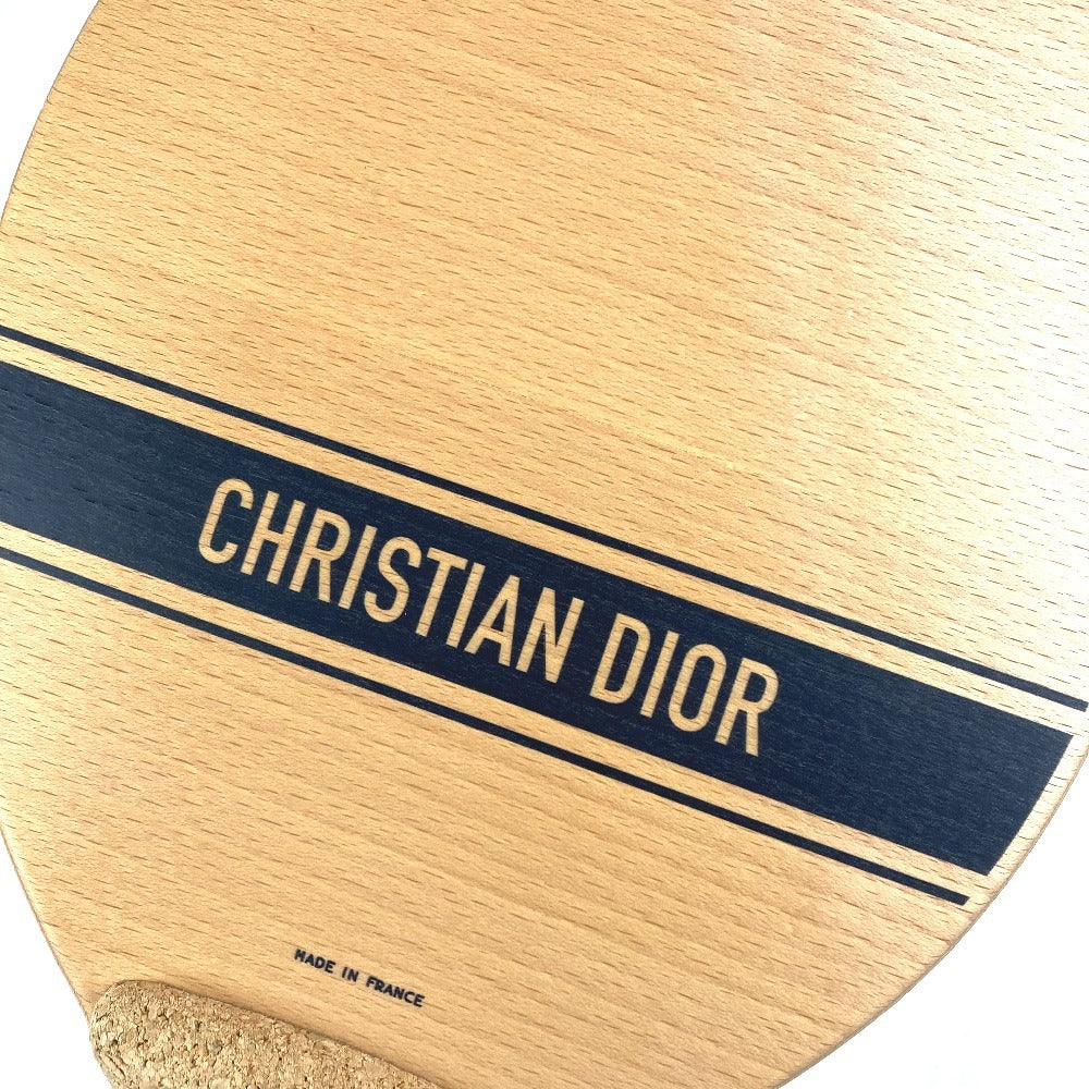 Dior トワルドゥジュイ ビーチラケット セット ラケット×2 ボール スポーツ インテリア 雑貨 ウッド ユニセックス ネイビー