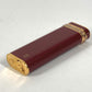 CARTIER Logo Trinity Smoking Accessory Lighter Metal Unisex Wine Red