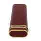CARTIER Logo Trinity Smoking Accessory Lighter Metal Unisex Wine Red