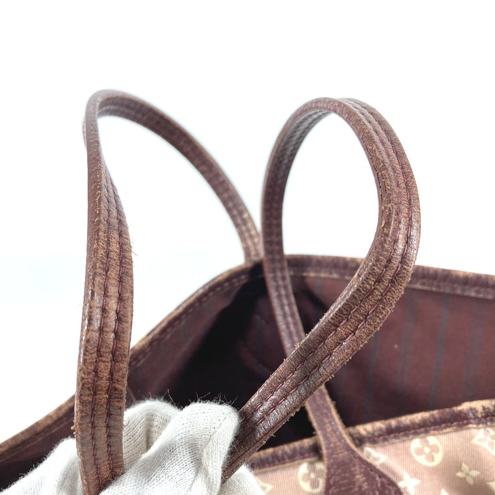 LOUIS VUITTON M40515 モノグラムイディール ネヴァーフルMM ネヴァーフル MM トートバッグ 肩掛け カバン ショルダーバッグ モノグラムイディール ユニセックス セピア レッド