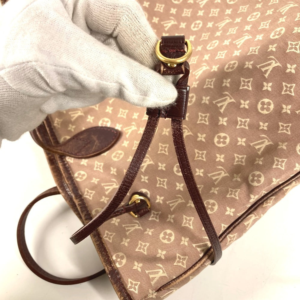 LOUIS VUITTON M40515 モノグラムイディール ネヴァーフルMM ネヴァーフル MM トートバッグ 肩掛け カバン ショルダーバッグ モノグラムイディール ユニセックス セピア レッド