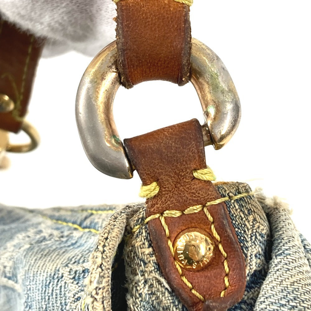 LOUIS VUITTON M95050 モノグラムデニム ミニプリーティ ミニ プリーティ カバン ハンドバッグ ショルダーバッグ モノグラムデニム レディース ブルー