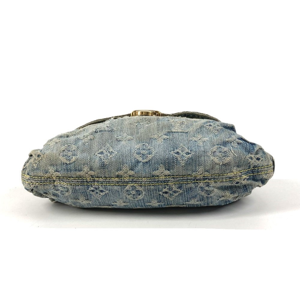 LOUIS VUITTON M95050 モノグラムデニム ミニプリーティ ミニ プリーティ カバン ハンドバッグ ショルダーバッグ モノグラムデニム レディース ブルー