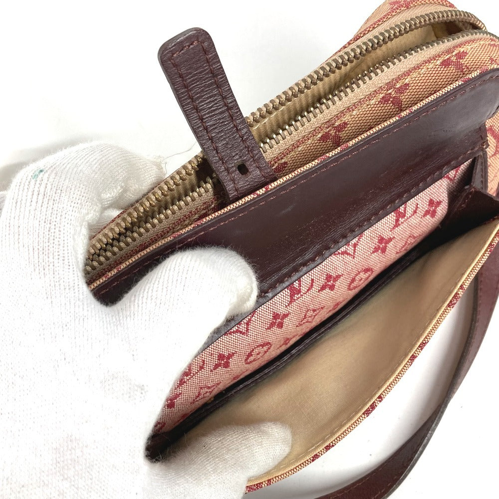LOUIS VUITTON M92219 モノグラムミニ ジュリエット ポシェット カバン 斜め掛け ショルダーバッグ モノグラムミニキャンバス ユニセックス チェリー レッド