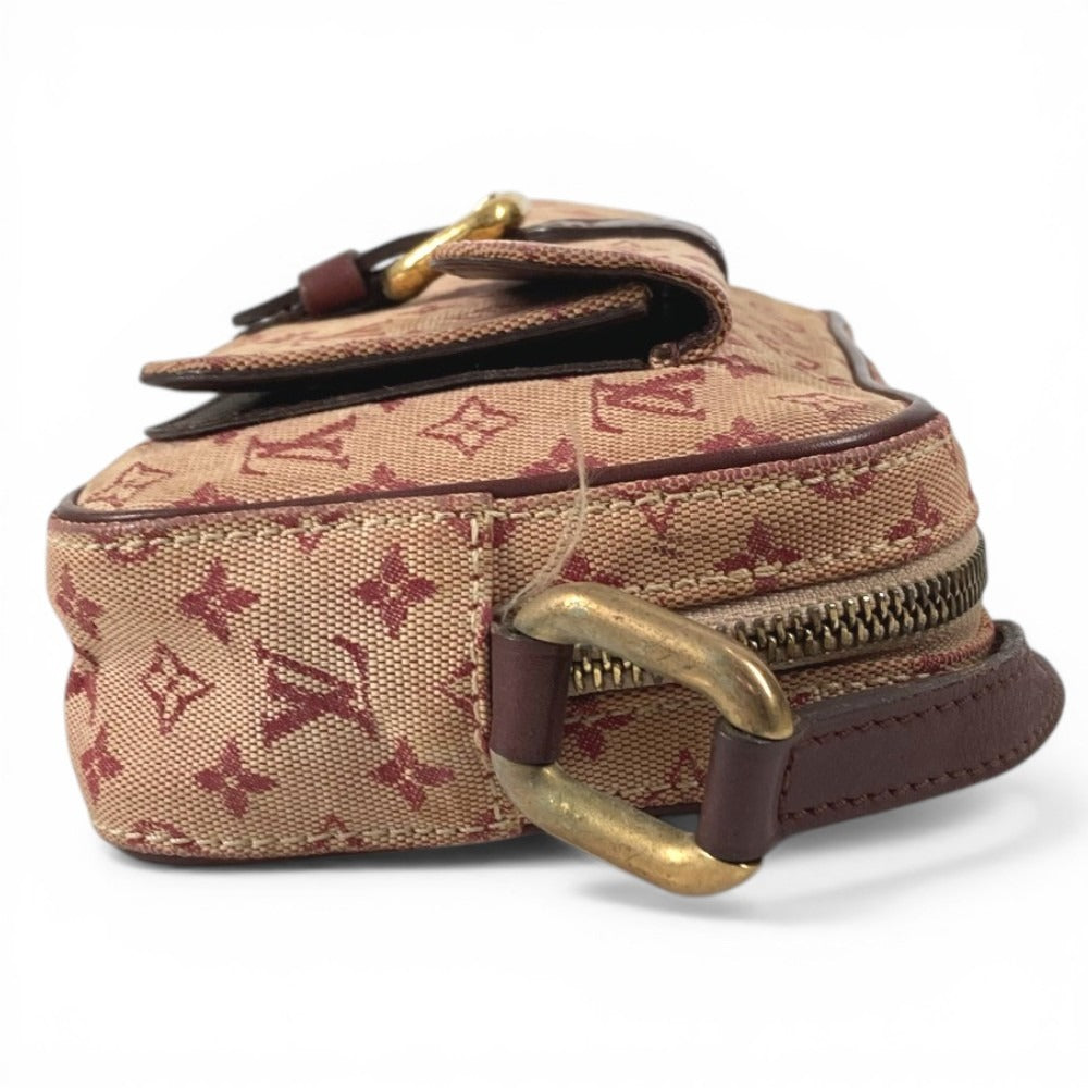 LOUIS VUITTON M92219 モノグラムミニ ジュリエット ポシェット カバン 斜め掛け ショルダーバッグ モノグラムミニキャンバス ユニセックス チェリー レッド