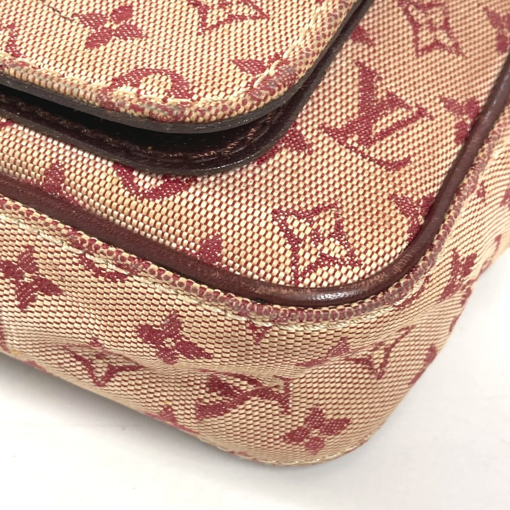 LOUIS VUITTON M92219 モノグラムミニ ジュリエット ポシェット カバン 斜め掛け ショルダーバッグ モノグラムミニキャンバス ユニセックス チェリー レッド