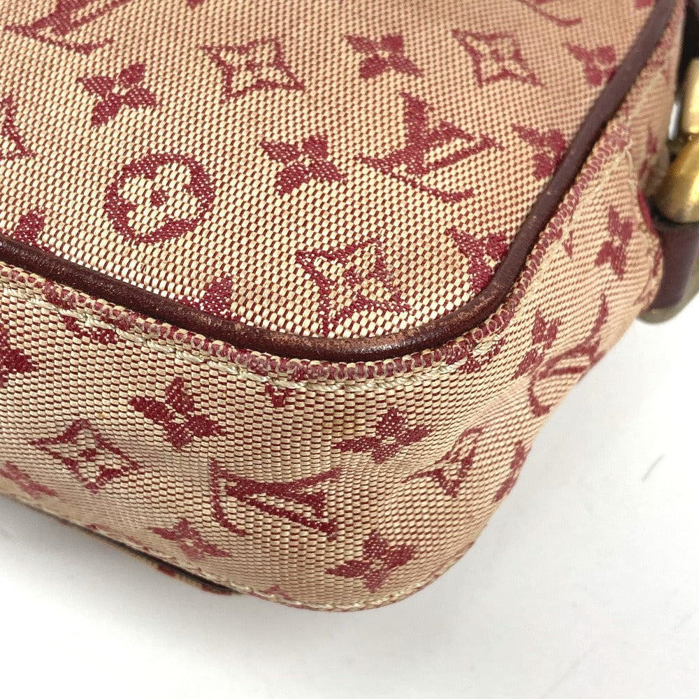 LOUIS VUITTON M92219 モノグラムミニ ジュリエット ポシェット カバン 斜め掛け ショルダーバッグ モノグラムミニキャンバス ユニセックス チェリー レッド