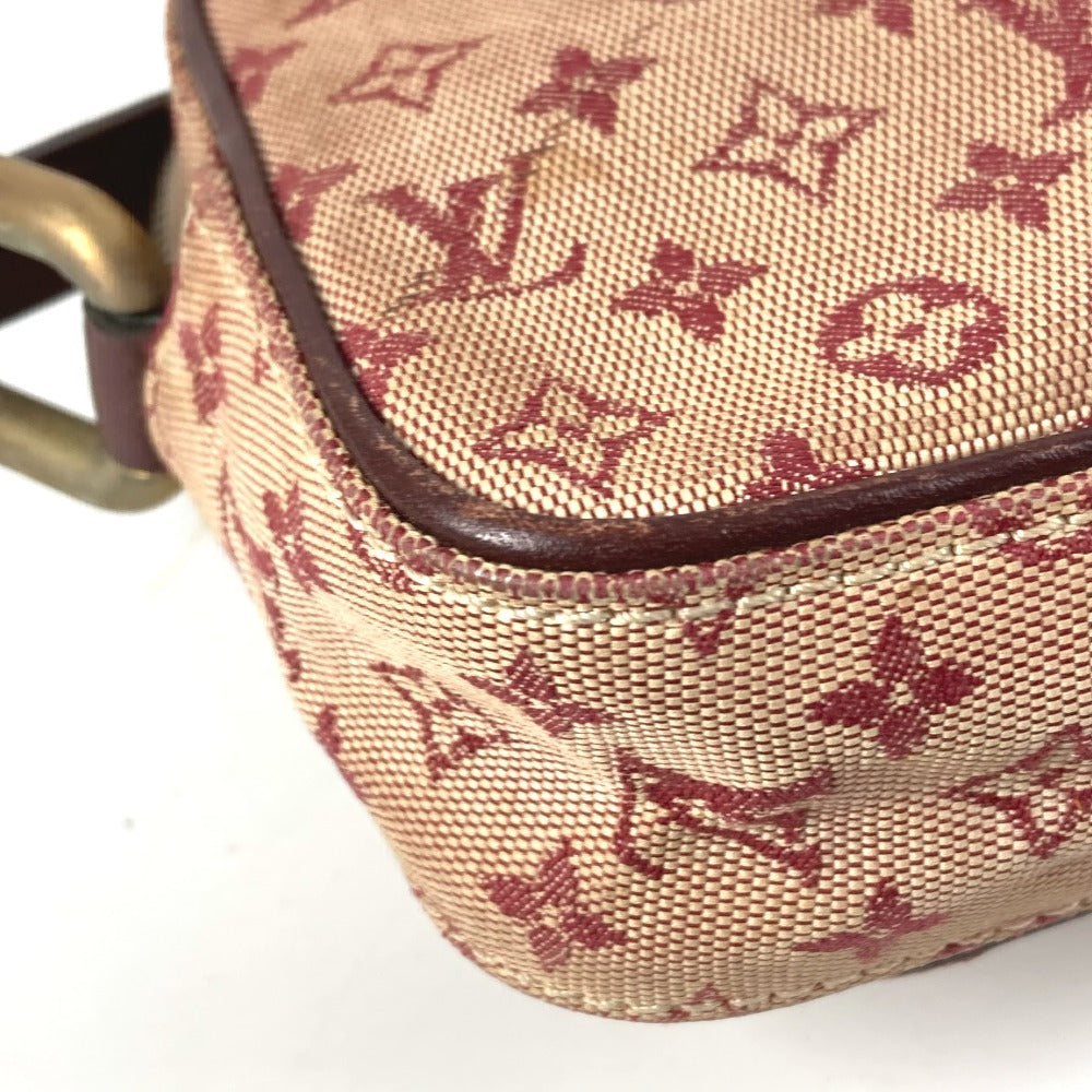 LOUIS VUITTON M92219 モノグラムミニ ジュリエット ポシェット カバン 斜め掛け ショルダーバッグ モノグラムミニキャンバス ユニセックス チェリー レッド