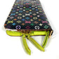LOUIS VUITTON M93755 モノグラムマルチカラー ポルトフォイユアンソリット ロングウォレット ラウンドファスナー 長財布 モノグラムマルチカラーキャンバス ユニセックス ピスタッシュ ブラック