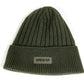 GUCCI 811344 Logo Beanie Hat Knit Cap Wool Unisex Khaki