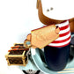 LOUIS VUITTON GI0573 インテリア 置物 ヴィヴィエンヌ ガストン サイドカー お祝い 飾り オブジェ レザー/ウッド ユニセックス マルチカラー