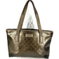 GUCCI 211138 GG インプリメ ロゴ 肩掛け カバン トートバッグ ショルダーバッグ GGインプリメ ユニセックス メタリックブラウン系
