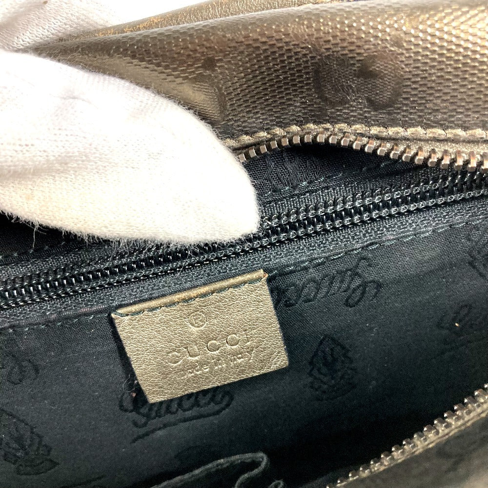 GUCCI 211138 GG インプリメ ロゴ 肩掛け カバン トートバッグ ショルダーバッグ GGインプリメ ユニセックス メタリックブラウン系