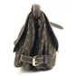 LOUIS VUITTON M95227 Monogram Mini Lin Saumur 30 Crossbody Flap Shoulder Bag Monogram Mini Lin Canvas Unisex Fushain Brown