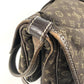 LOUIS VUITTON M95227 Monogram Mini Lin Saumur 30 Crossbody Flap Shoulder Bag Monogram Mini Lin Canvas Unisex Fushain Brown