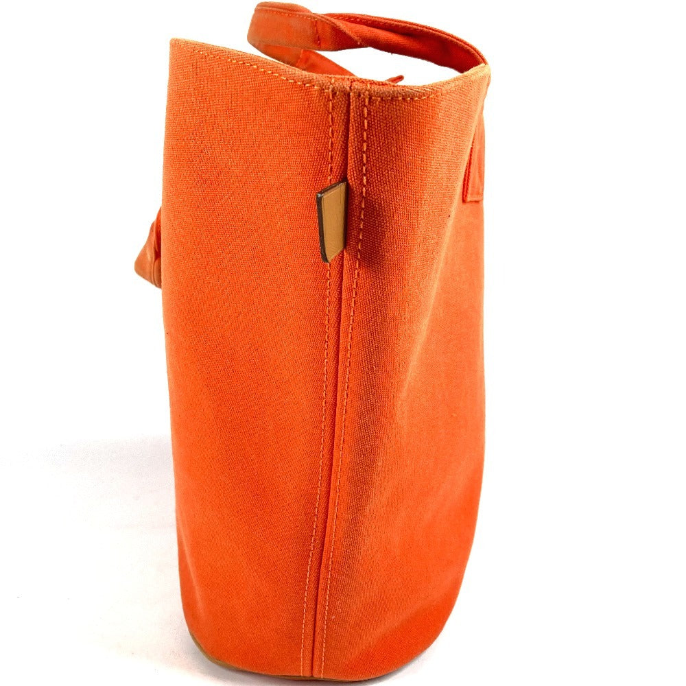 HERMES ポーチ付き パニエドプラージュPM パニエドプラージュ PM カバン トートバッグ ビーチバッグ ハンドバッグ コットン ユニセックス オレンジ