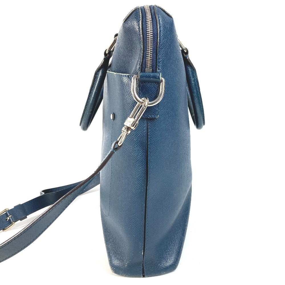 LOUIS VUITTON M30213 Taiga Grigori Vertical Bag Tote Bag 2WAY Bag Shoulder Bag Business Bag Shoulder Bag Taiga Leather Unisex Ocean Blue