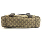 GUCCI 145859 GG ロゴ 斜め掛け カバン フラップ メッセンジャーバッグ ショルダーバッグ GGキャンバス/レザー ユニセックス ベージュ