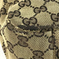 GUCCI 145859 GG ロゴ 斜め掛け カバン フラップ メッセンジャーバッグ ショルダーバッグ GGキャンバス/レザー ユニセックス ベージュ