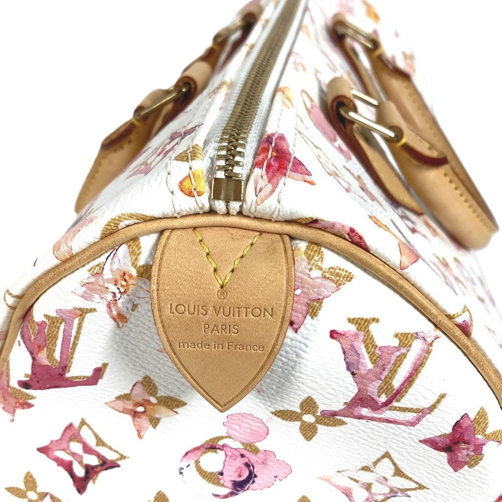 LOUIS VUITTON M95751 Monogram Watercolor Speedy 30 Speedy 30 Mini Boston Bag Handbag Women's White