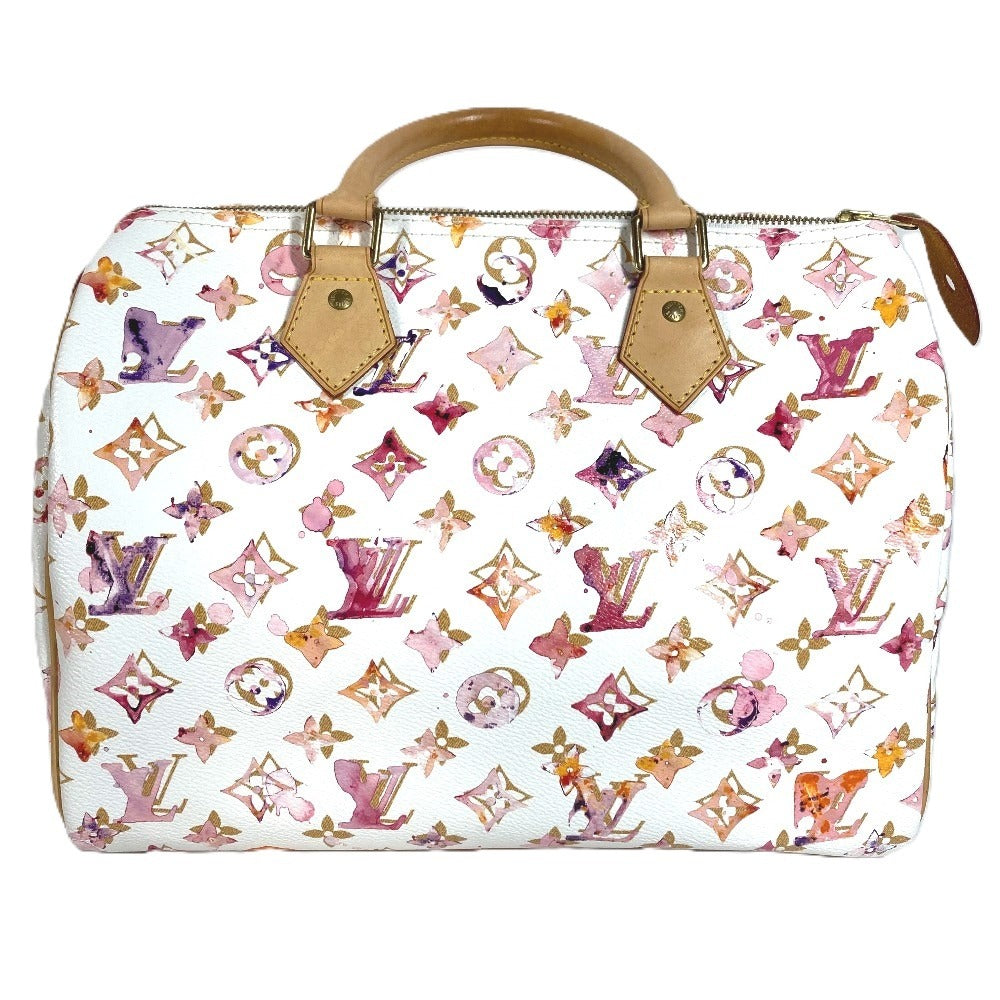 LOUIS VUITTON M95751 Monogram Watercolor Speedy 30 Speedy 30 Mini Boston Bag Handbag Women's White
