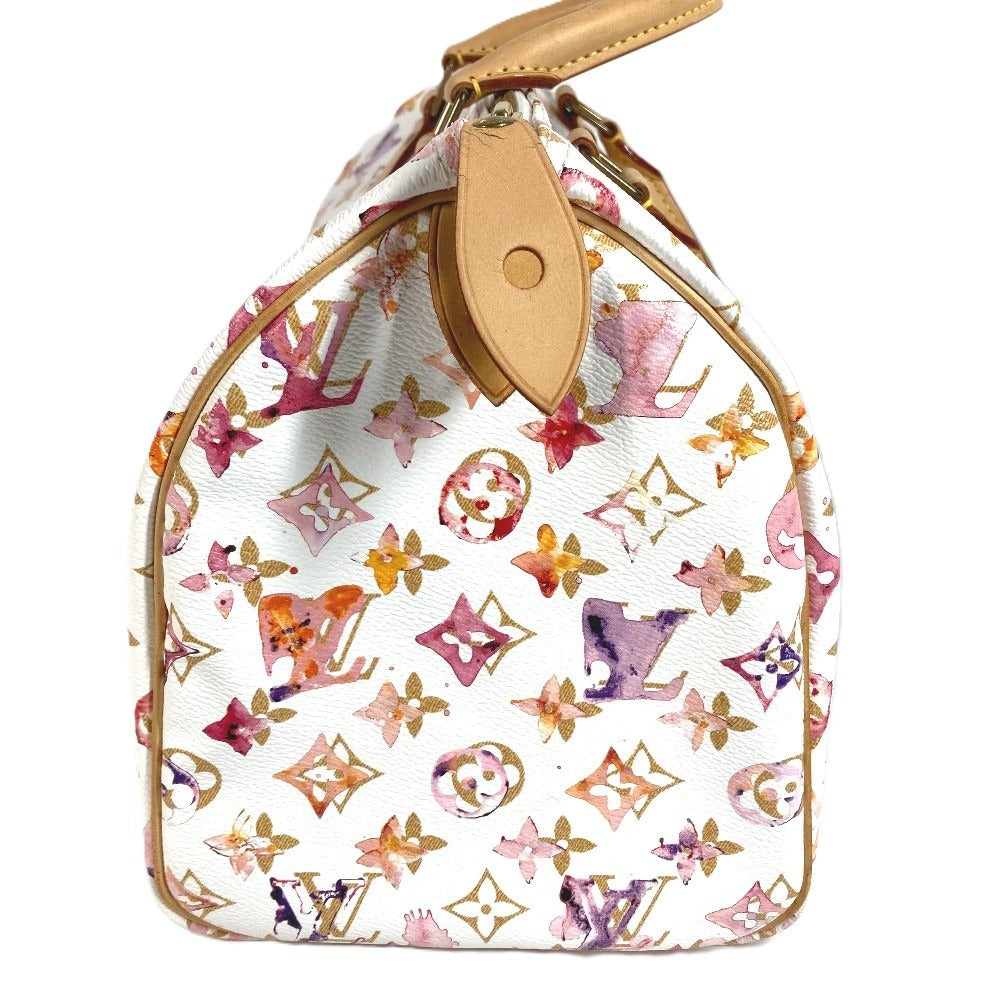 LOUIS VUITTON M95751 Monogram Watercolor Speedy 30 Speedy 30 Mini Boston Bag Handbag Women's White