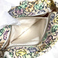 CHANEL Vintage Flower Pattern Logo CC Coco Mark Floral Pattern Bag Shoulder Tote Bag Handbag Shoulder Bag Canvas Unisex Multicolor