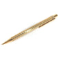 CARTIER Trinity Logo Stationery Pen Ballpoint Pen Metal Unisex Gold