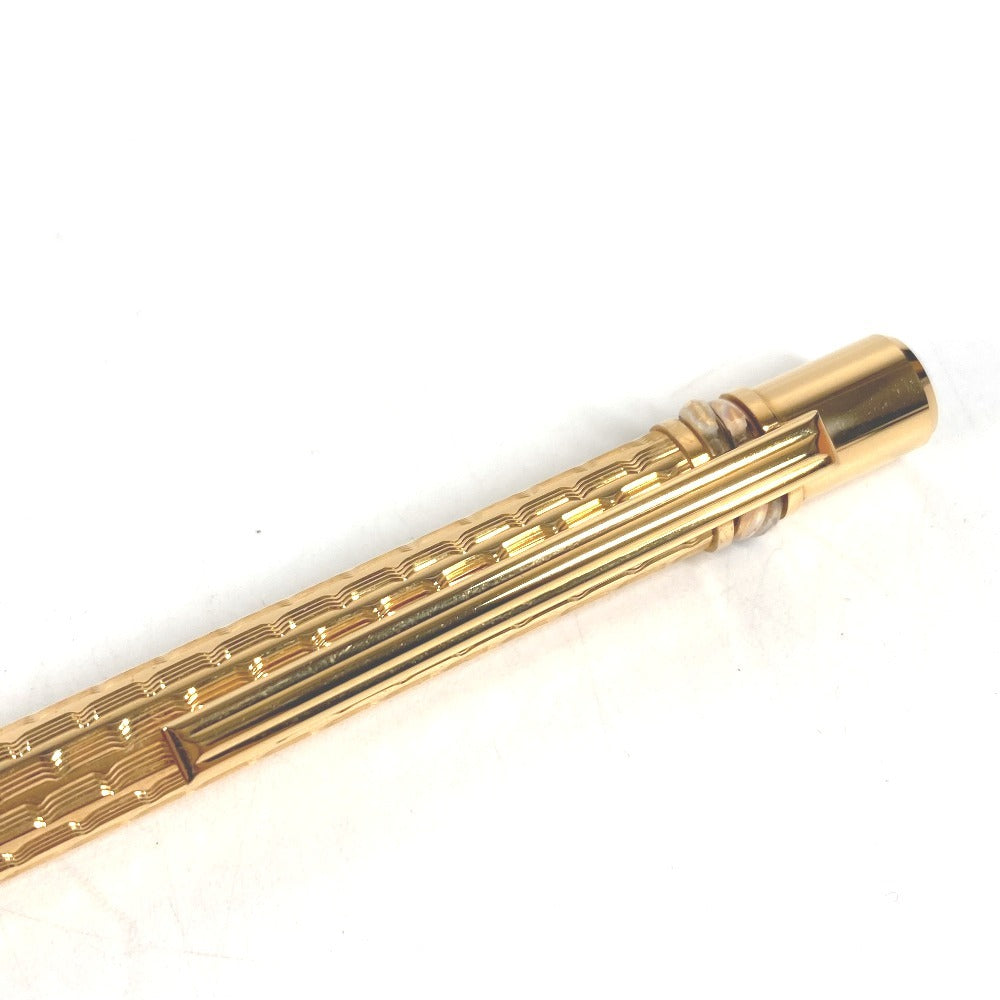 CARTIER Trinity Logo Stationery Pen Ballpoint Pen Metal Unisex Gold