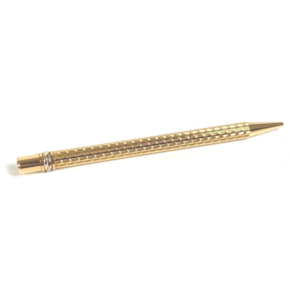 CARTIER Trinity Logo Stationery Pen Ballpoint Pen Metal Unisex Gold