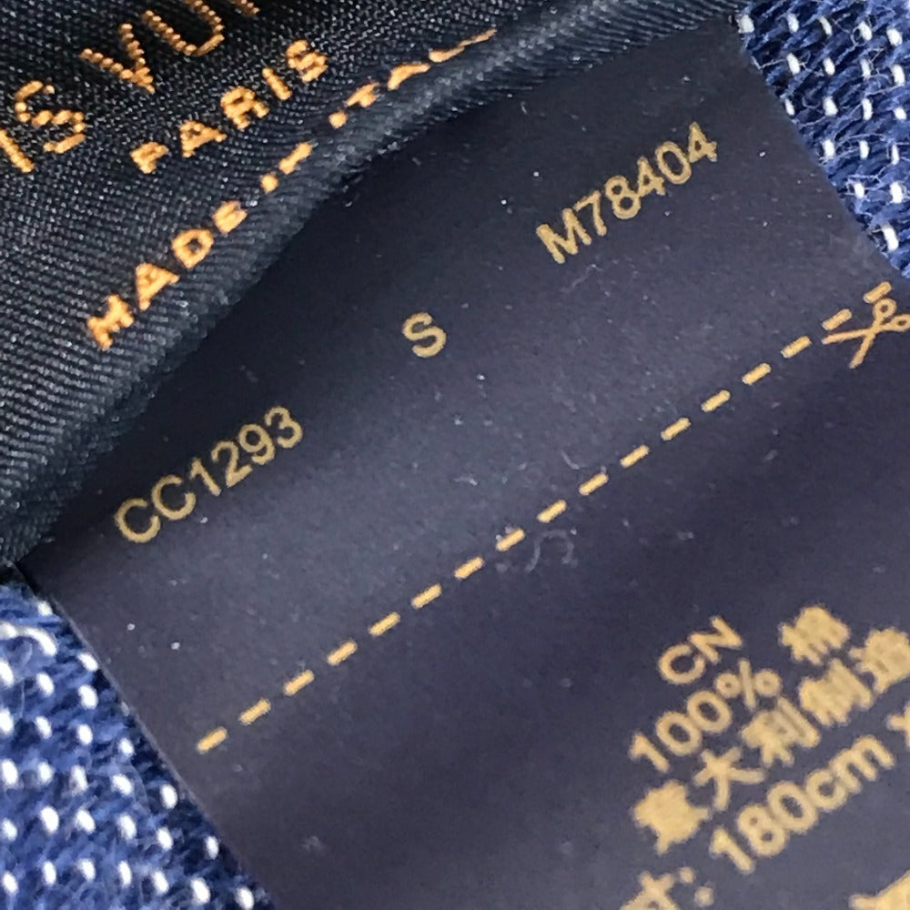 LOUIS VUITTON M78404 ストライプ LV グラフィカル ビーチブランケット フリンジ 毛布 インテリア タオル ブランケット コットン ユニセックス ブルー